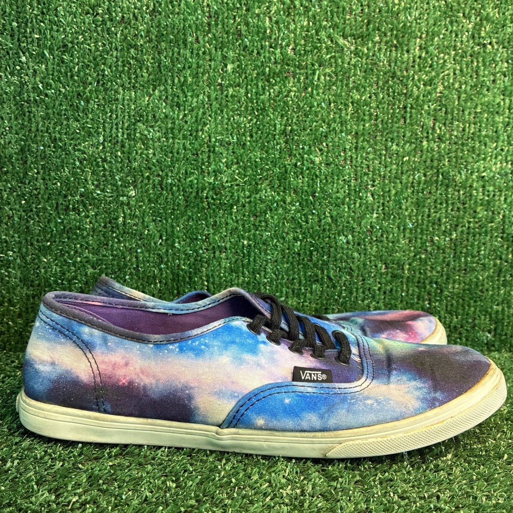 Vans Authentic Lo Pro Cosmic Galaxy Canvas Skate Sneaker Purple Womens 9 Men 7.5